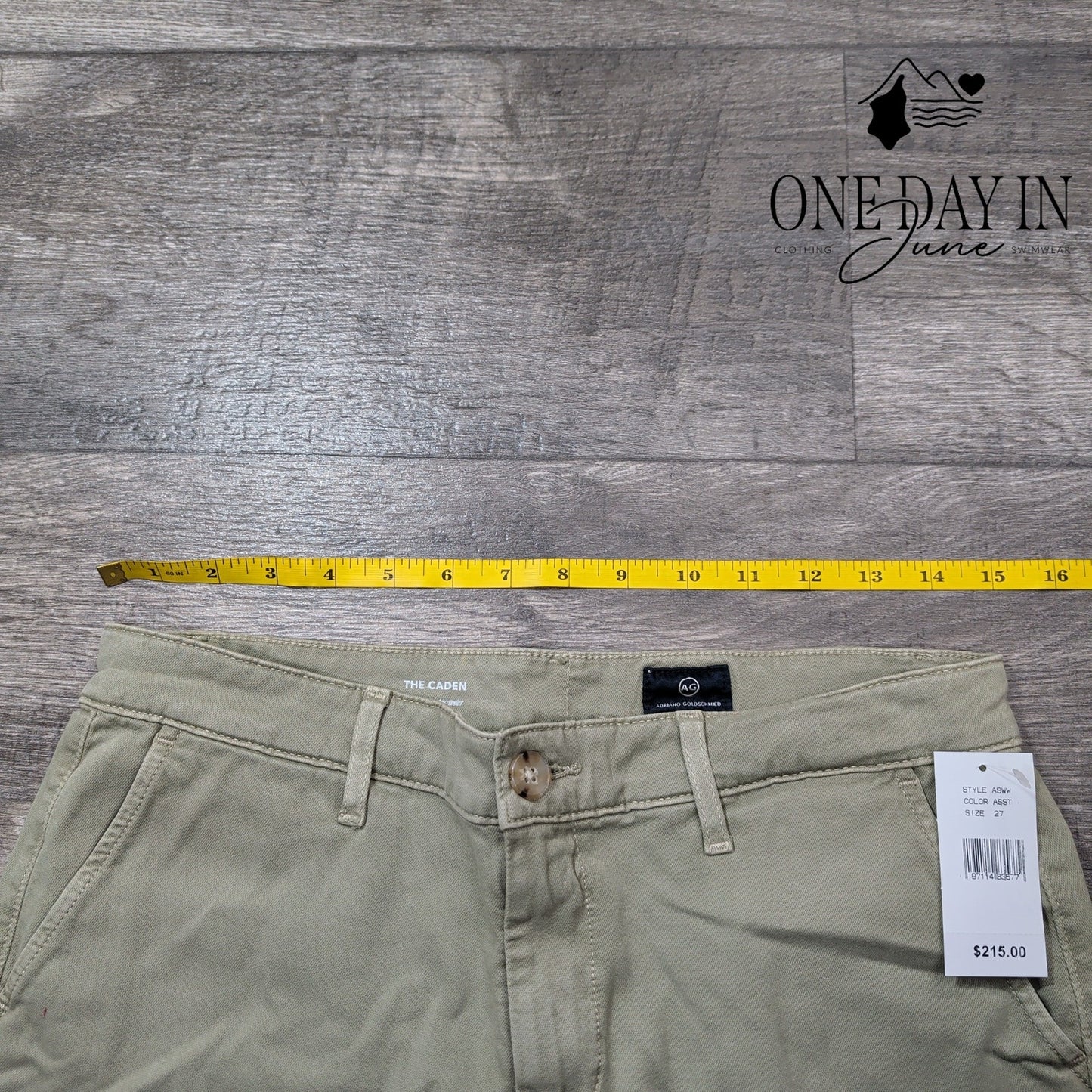 AG Adriano Goldschmied The Caden Tailored Trouser Jeans Size 4 (27)