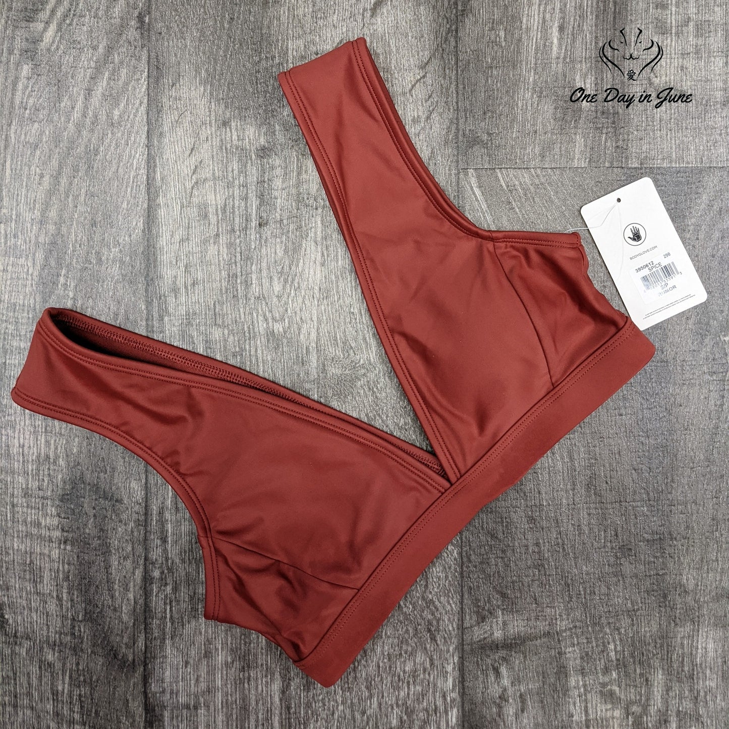 Body Glove Smoothies Rumor Bikini Top Swimsuit Size S
