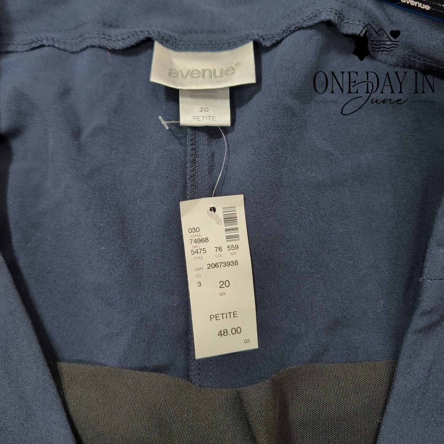 Avenue Petite Tummy Control Pull On Pants Size 20P