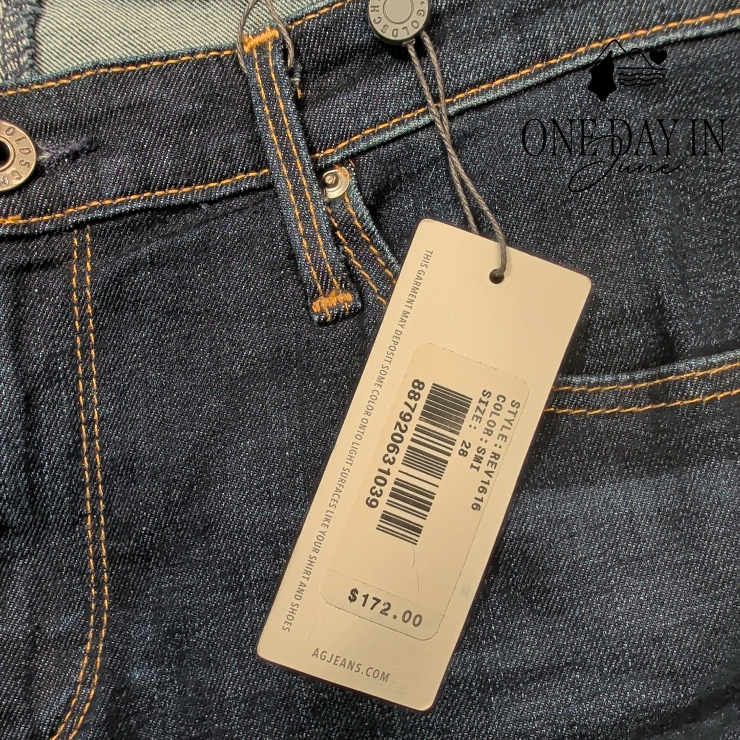 AG Adriano Goldschmied The Harper Straight Leg Jeans Size 6 (28)