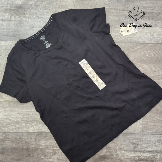 St. John's Bay Petite Essential Tee Shirt Size PL