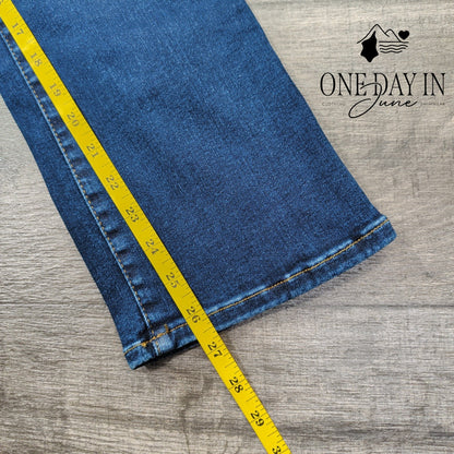 Good American Power Stretch Pull On Skinny Jeans Indigo491 NWT Size S