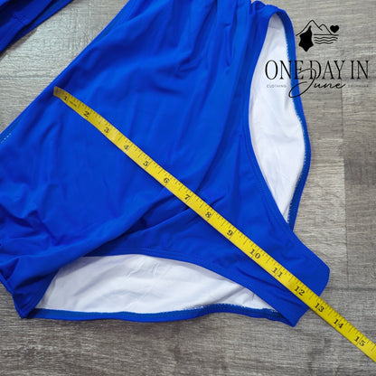 CharmLeaks Twist Front High Waist Bikini Swimsuit Size S
