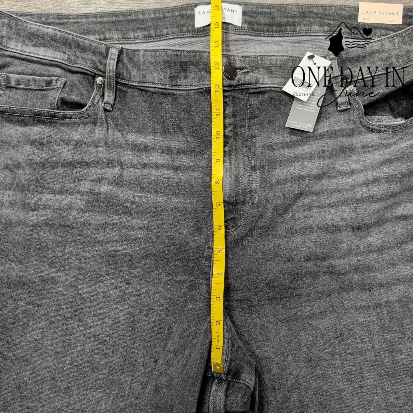 Lane Bryant Plus Size High Rise Relaxed Boot Jeans Size 26