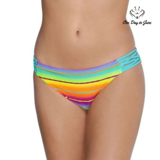 Arizona Jean Co. Juniors Hipster Bikini Bottom Swimwear Size M