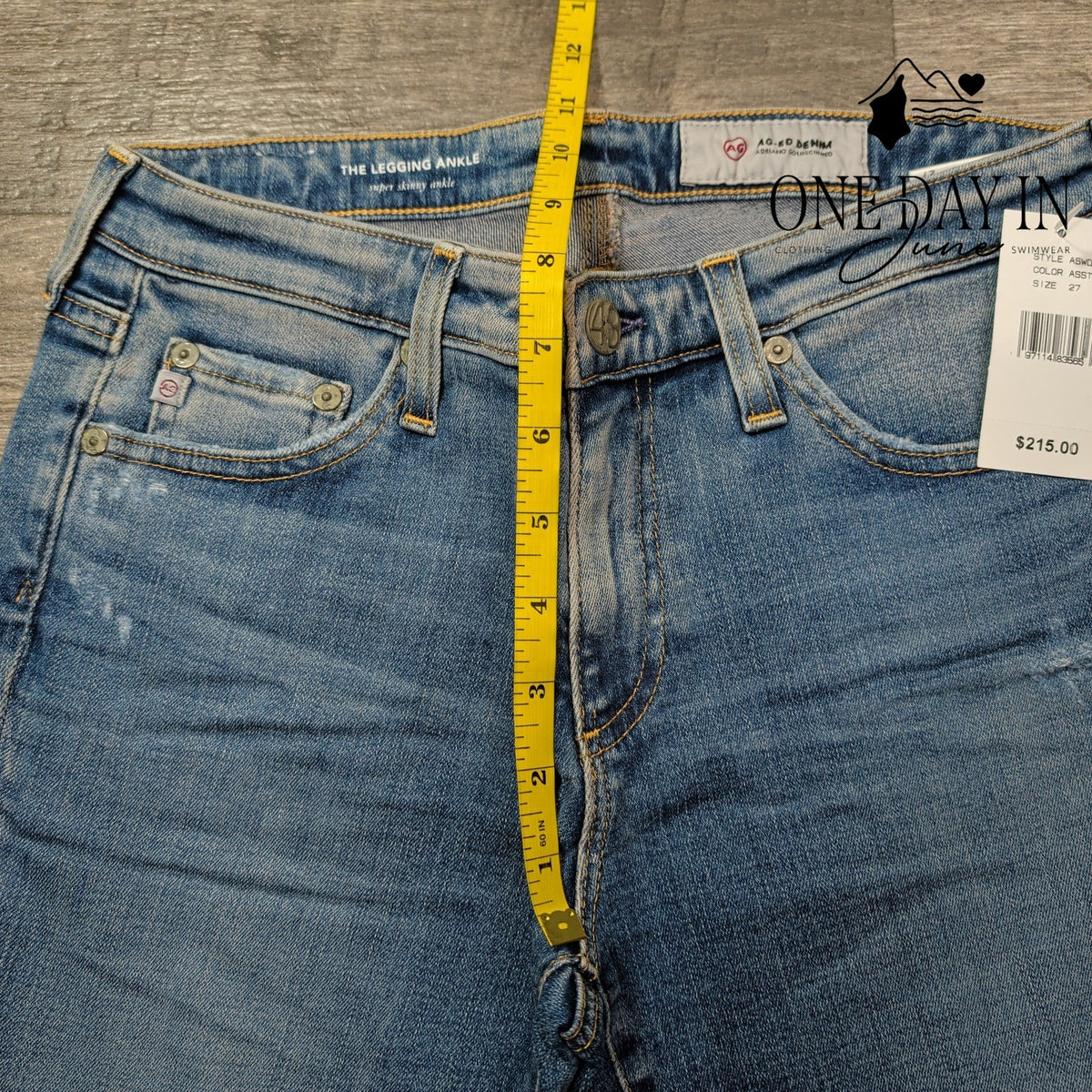 AG Adriano Goldschmied The Legging Ankle Super Skinny Jeans NWT $215 Size 4 (27)