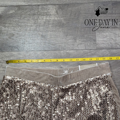 Chico's The Ultimate Fit Ankle Sequin Pants Size Chico's 1 (8)