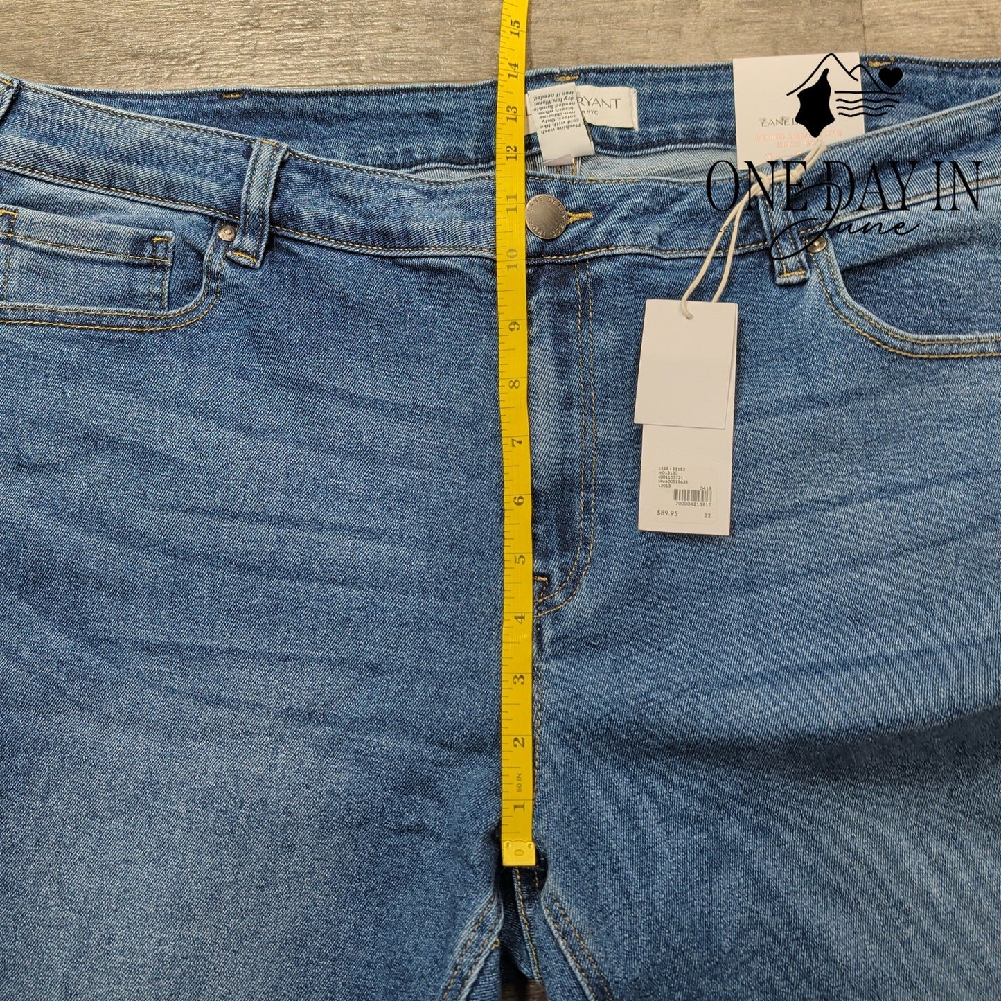 Lane Bryant Plus Size Mid Rise Super Skinny Jeans Size 22