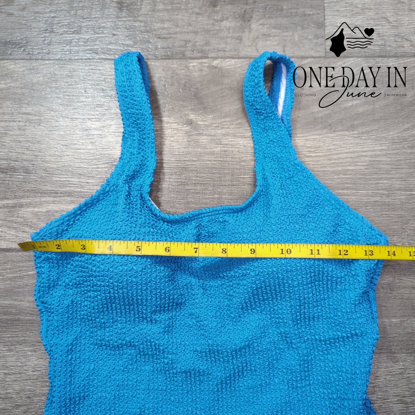 Charmo Smocked One Piece Swimsuit Size M