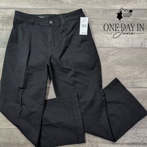 AG Adriano Goldschmied The Layla Cropped Flare Trouser Pants Black NWT Size 4