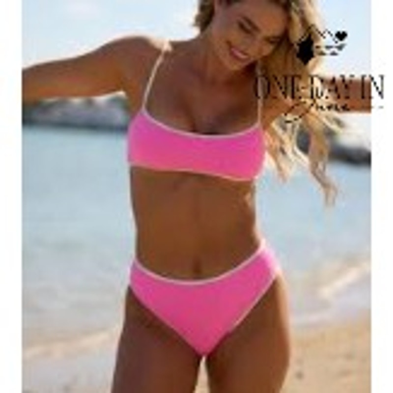 Aleumdr Crop Bikini Swimsuit Size S