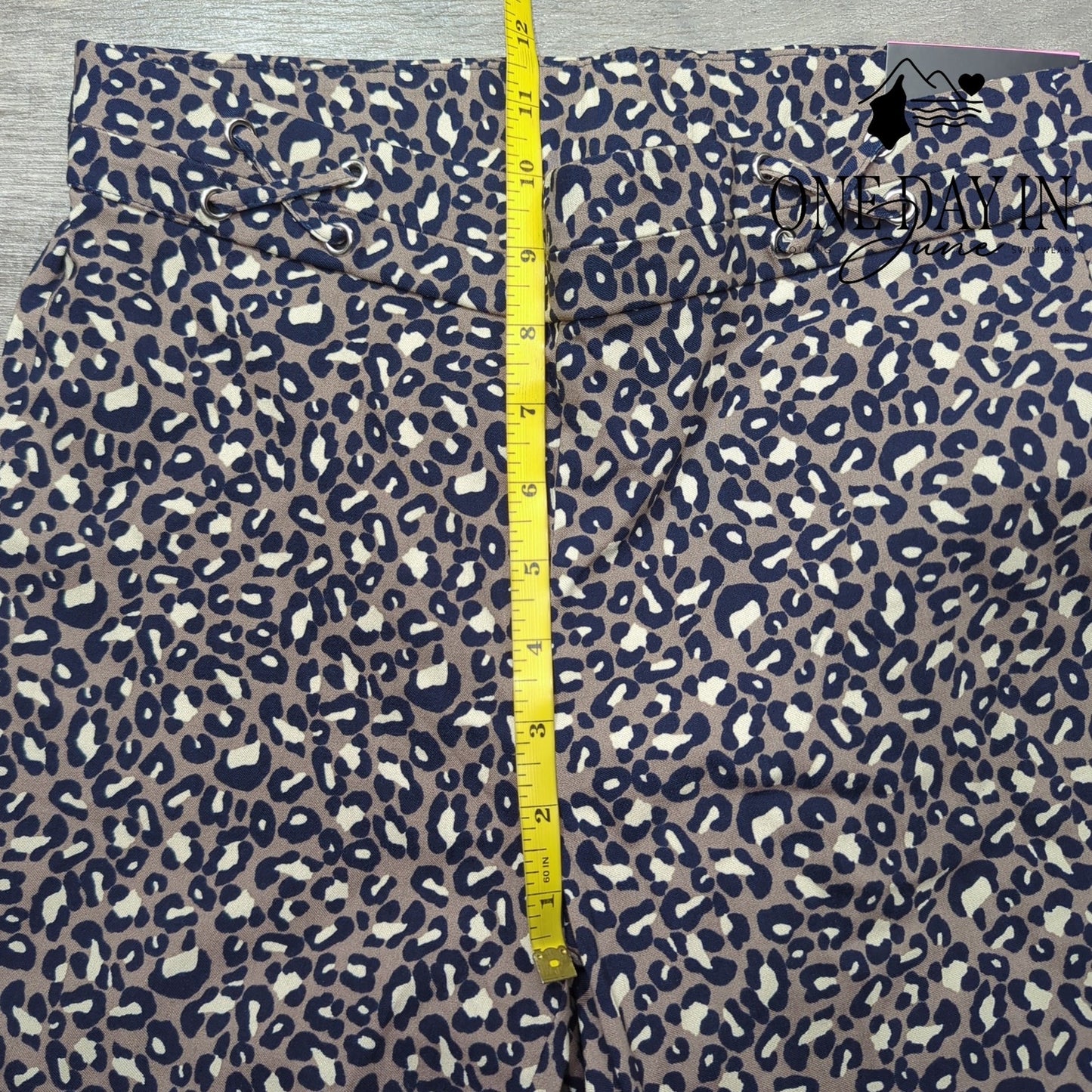 Rafaella Leopard Print Capri Pants Size 6