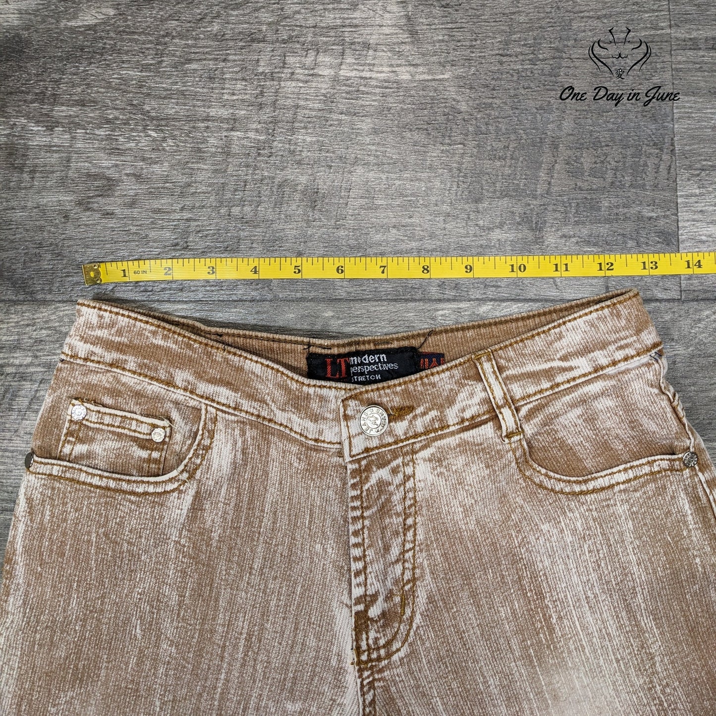 Zhi Long LT Modern Perspectives Stretch Bootcut Jeans Size 8