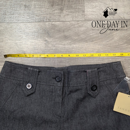 Sandro Flat Front Shorts Size 6