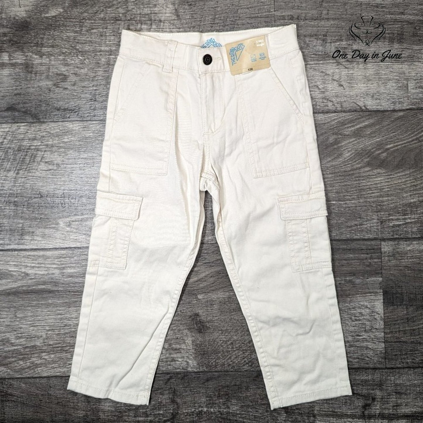 There Abouts Straight Fit Cargo Pants Size 5