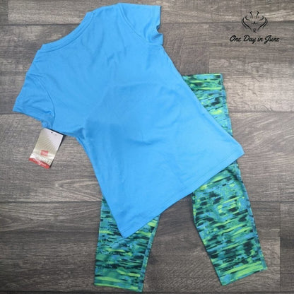 Hanes Sport Performance Tee & Capri Set Size S
