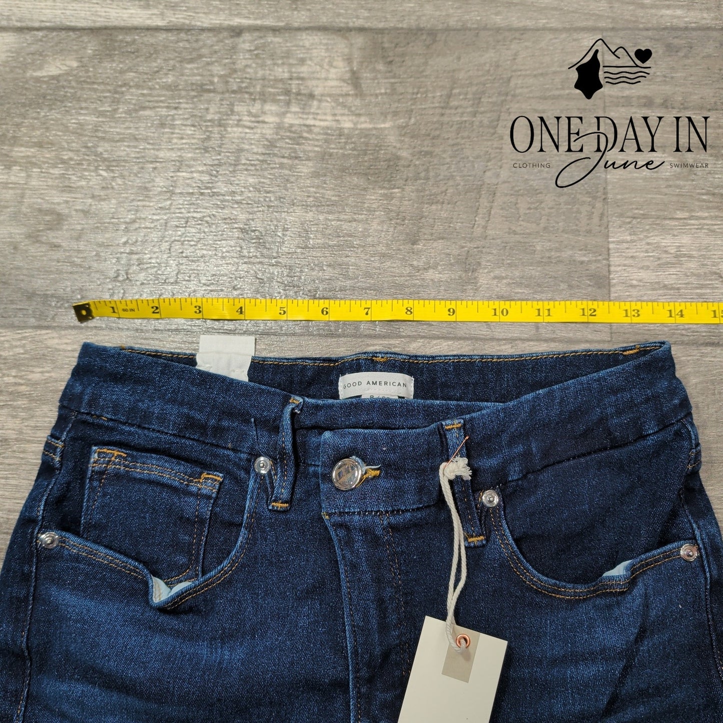 Good American Good Legs High Rise Skinny Jeans Dark Sculpting NWT Size 8 (29)