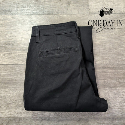 AG Adriano Goldschmied The Layla Cropped Flare Trouser Pants Black NWT Size 4