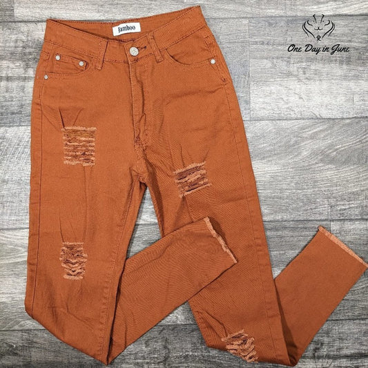 Bamboo Juniors Distressed Denim Jeans Size 9