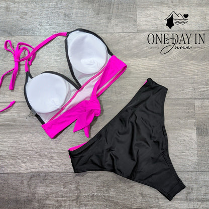 Charmo Halter Bikini Swimsuit Size M