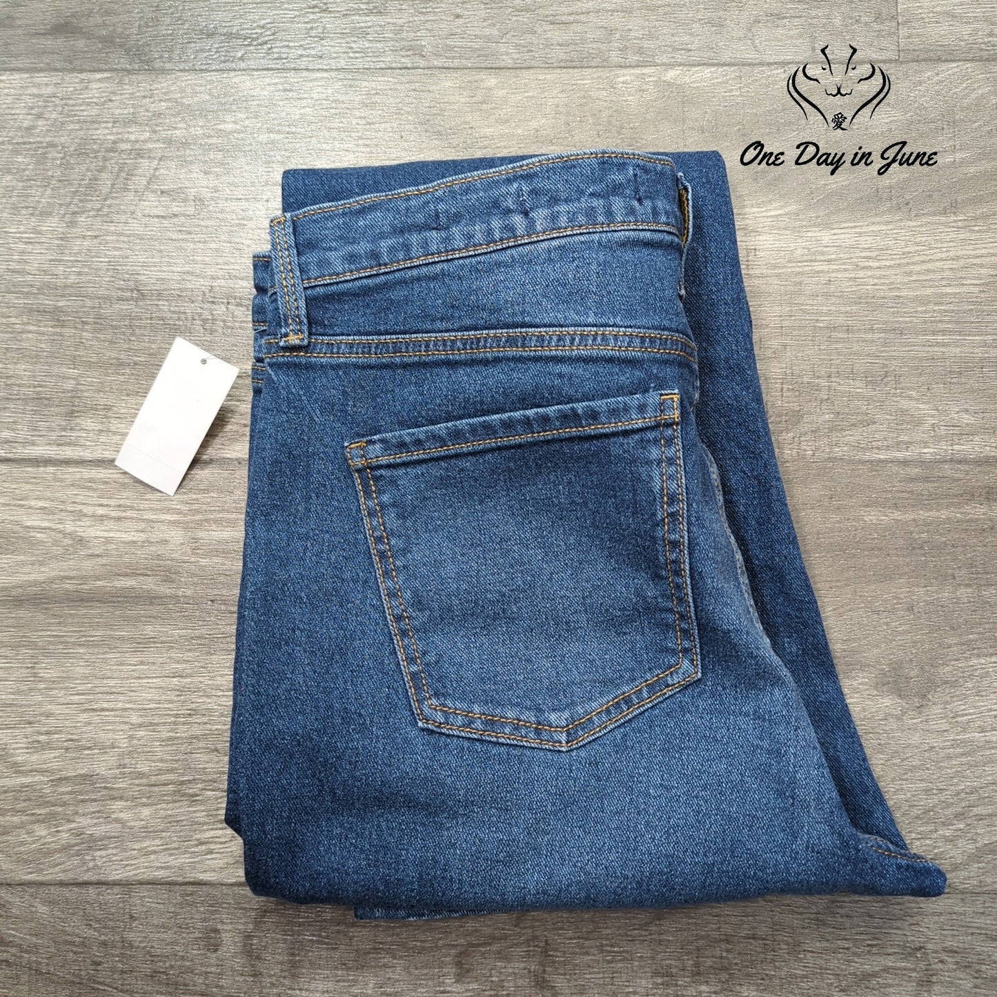 Gloria Vanderbilt Mid Rise Cuffed Boyfriend Jeans Size 8