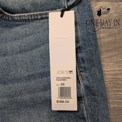 Joe's Jeans The Icon Mid Rise Skinny Ankle Jeans Palermo NWT Size 2 (26)