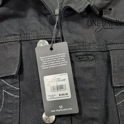 True Religion Denim Trucker Jacket Size L