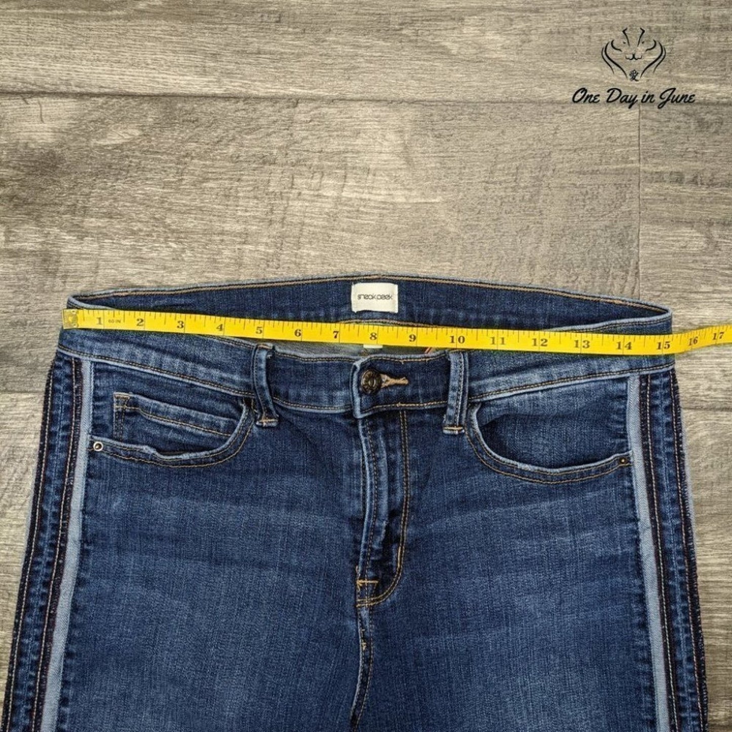 Sneak Peek Juniors Mid Rise Ankle Jeans Size 11