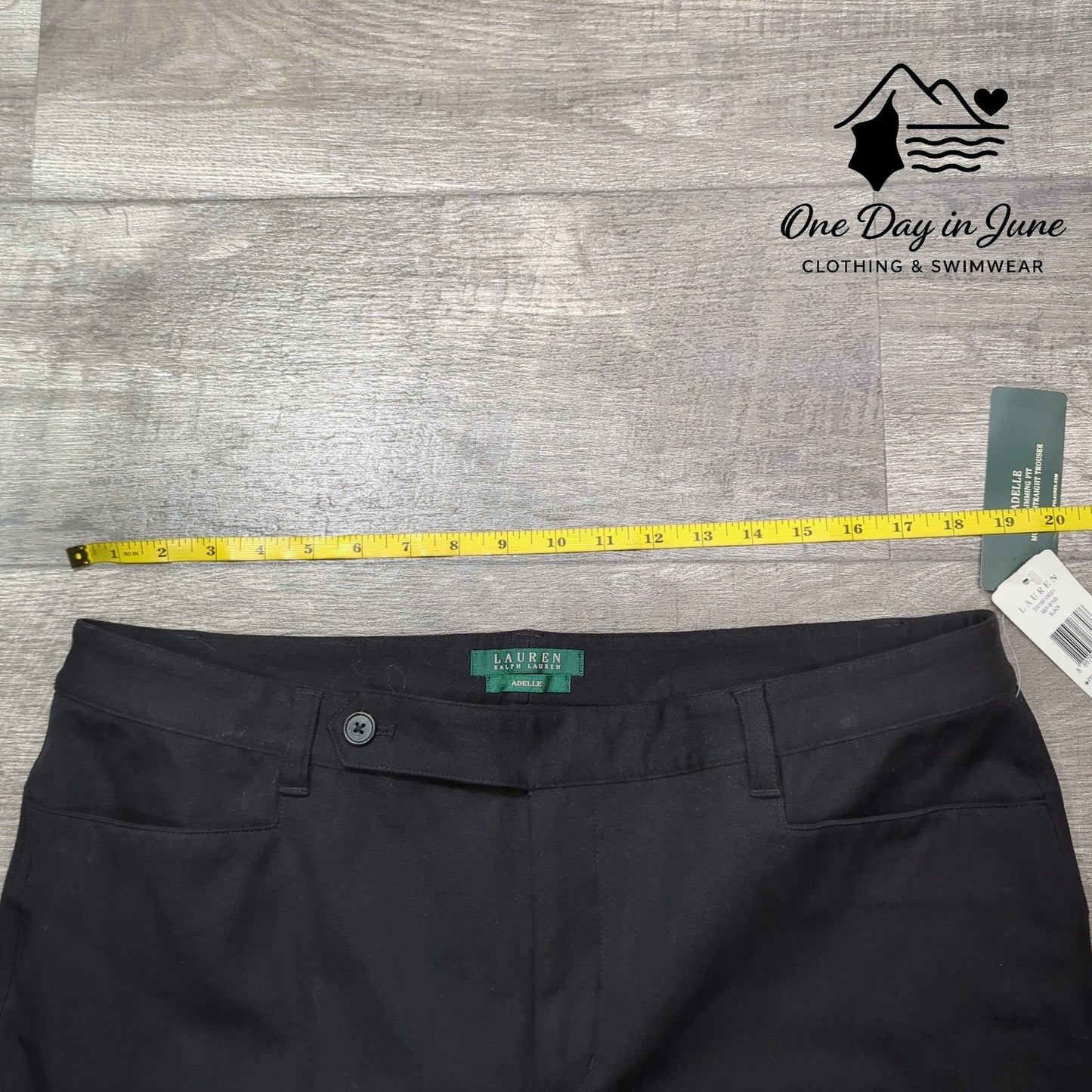 Ralph Lauren Adelle Slimming Fit Modern Straight Trouser Pants Size 16
