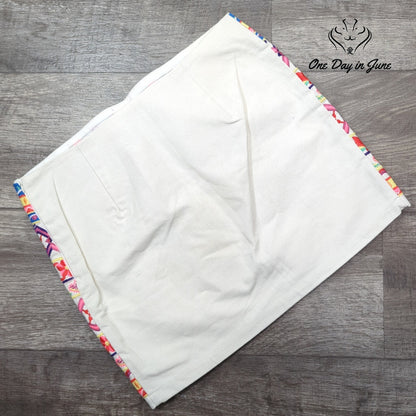 Harper Embroidered Geometric Floral Mini Skirt Multicolor Size M