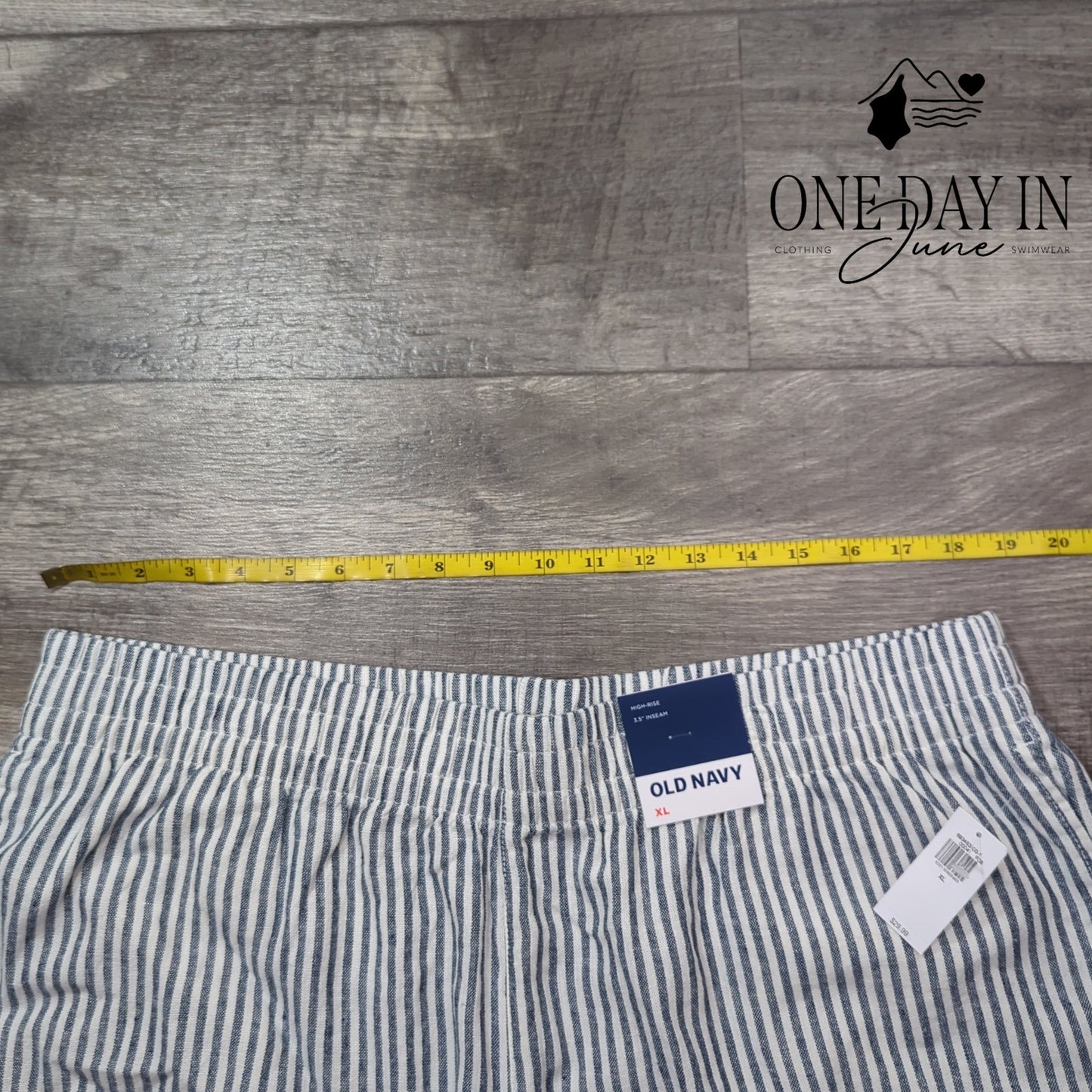 Old Navy Linen Pull On Casual 3.5" Shorts Size XL