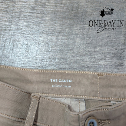 AG Adriano Goldschmied The Caden Tailored Trouser Pants Taupe NWT $215 Size 4