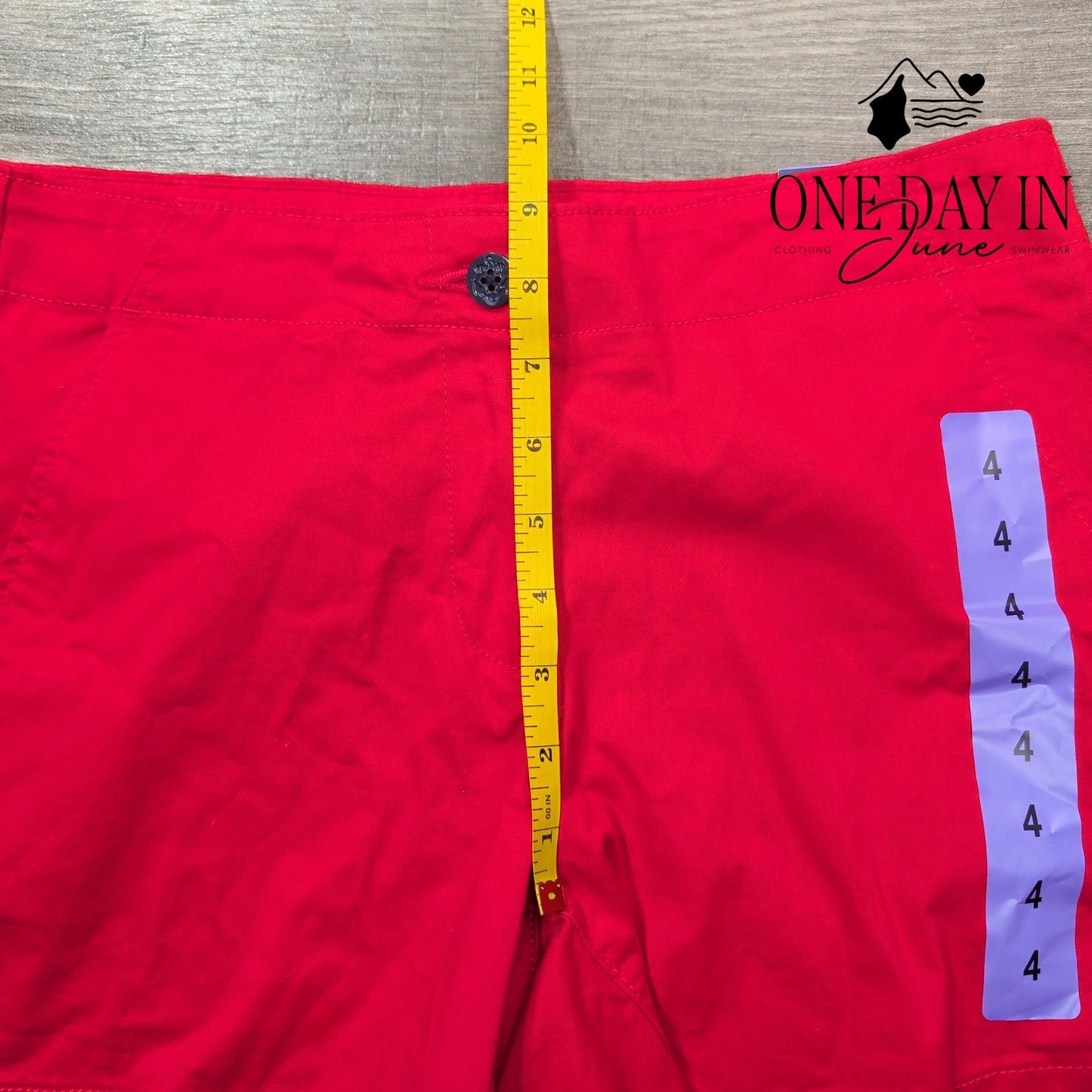 Nautica 5" Inseam Twill Short Size 4