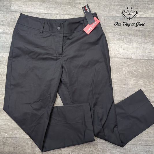 Rafaella Petite Straight Leg Dress Pants Black Stretch NWT Size 10P