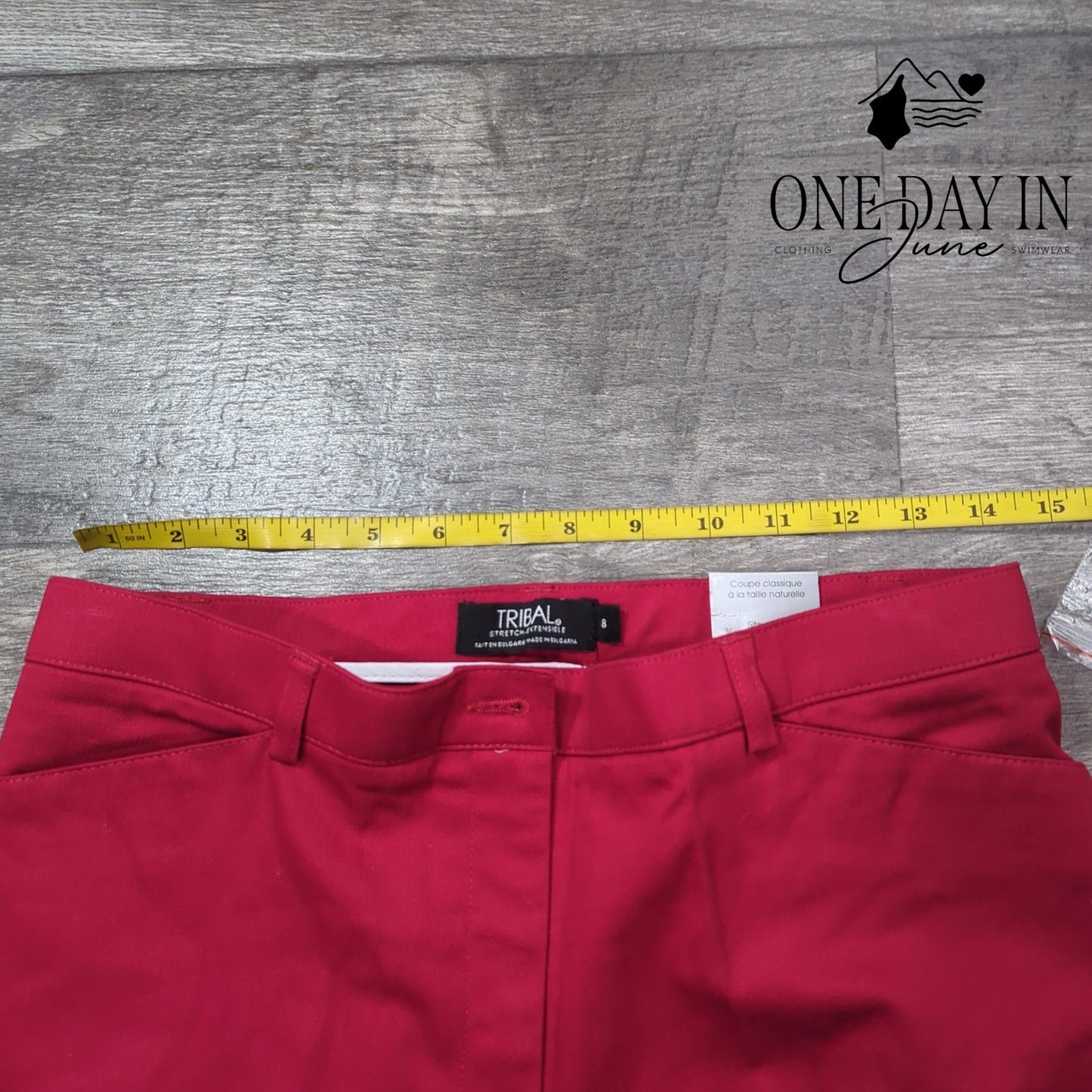 Tribal Sportswear Capri Pants Size 8