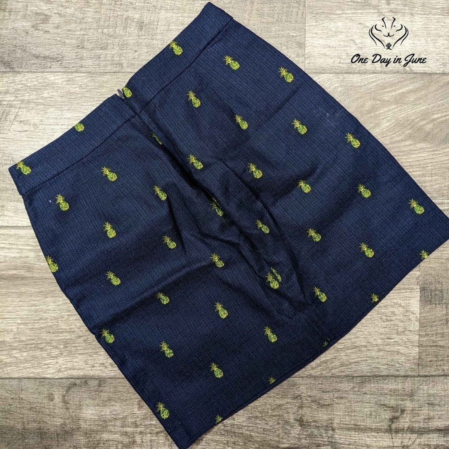 J. Crew Pineapple Mini Skirt Size 0