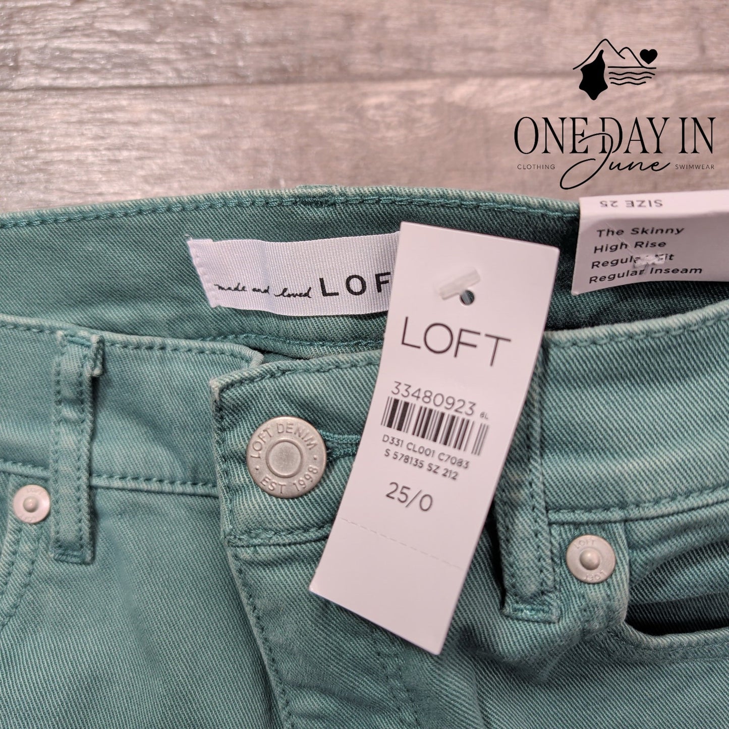 Loft The Skinny High Rise Jeans Size 0 (25)