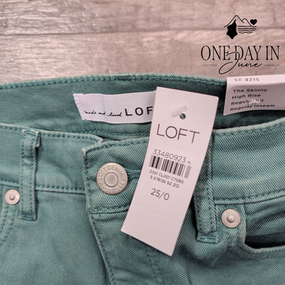 Loft The Skinny High Rise Jeans Size 0 (25)