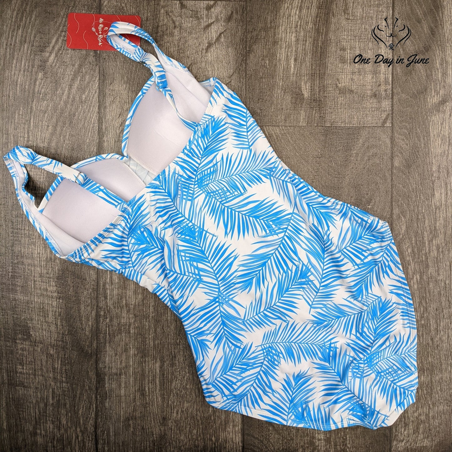 As Rose Rich Floral Classic One Piece Swimsuit Size XS