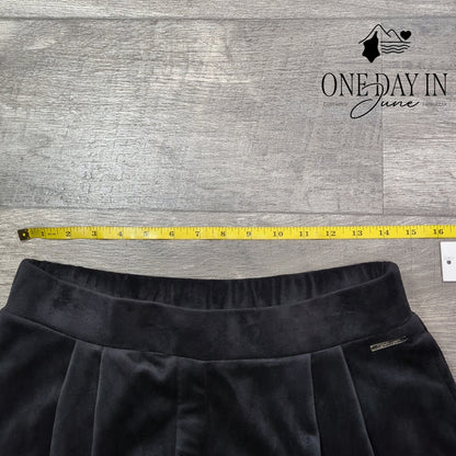 Calvin Klein Velour Wide Leg Pull On Pants Size S