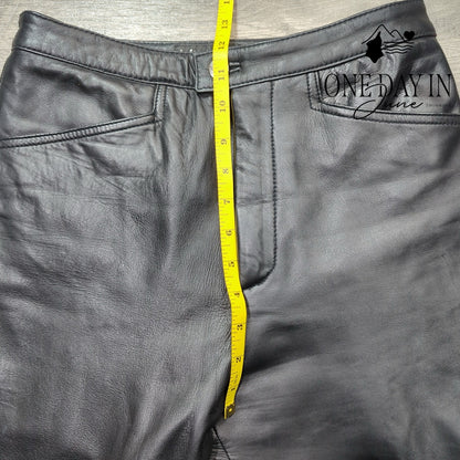 Wilsons Straight Leg Leather Pants Size 4