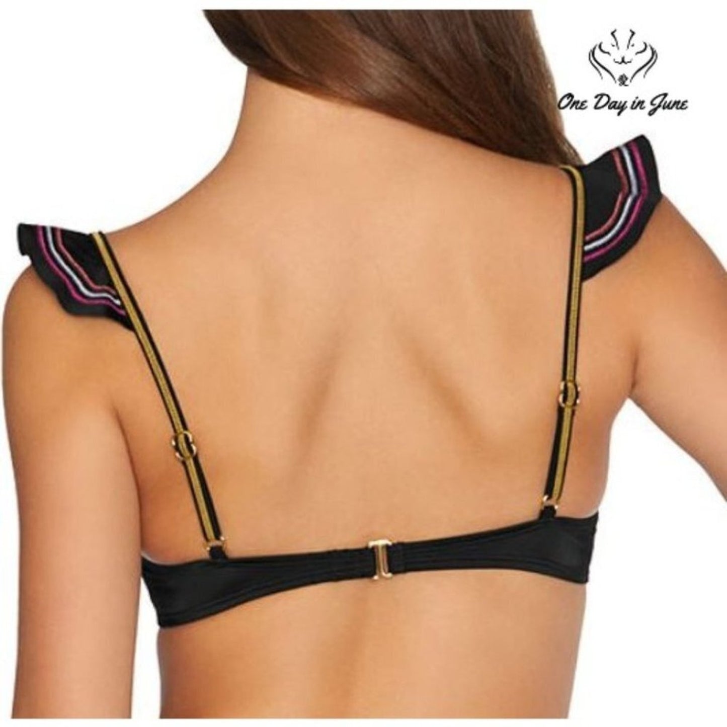 Arizona Jean Co. Juniors Bralette Bikini Top Size M