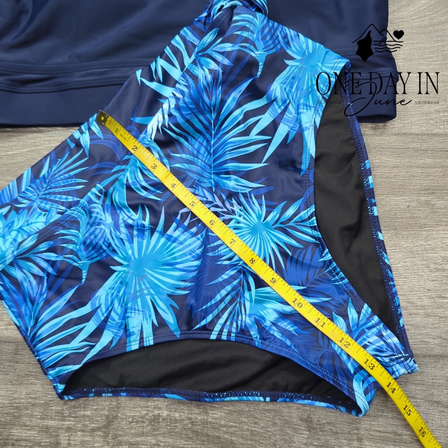 Dokotoo Crop Top High Waist Bikini Swimsuit Size L