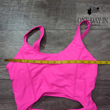 CharmLeaks Cutout Skirted One Piece Swimsuit Size S