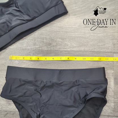Pink Queen High Waist Crop Bikini Swimsuit Size S