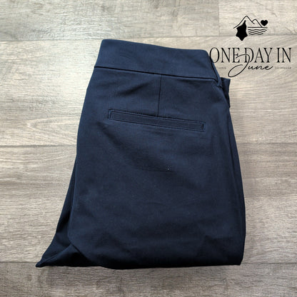 Old Navy High Rise Pixie Skinny Pants Navy Secret Smooth NWT Size 16P