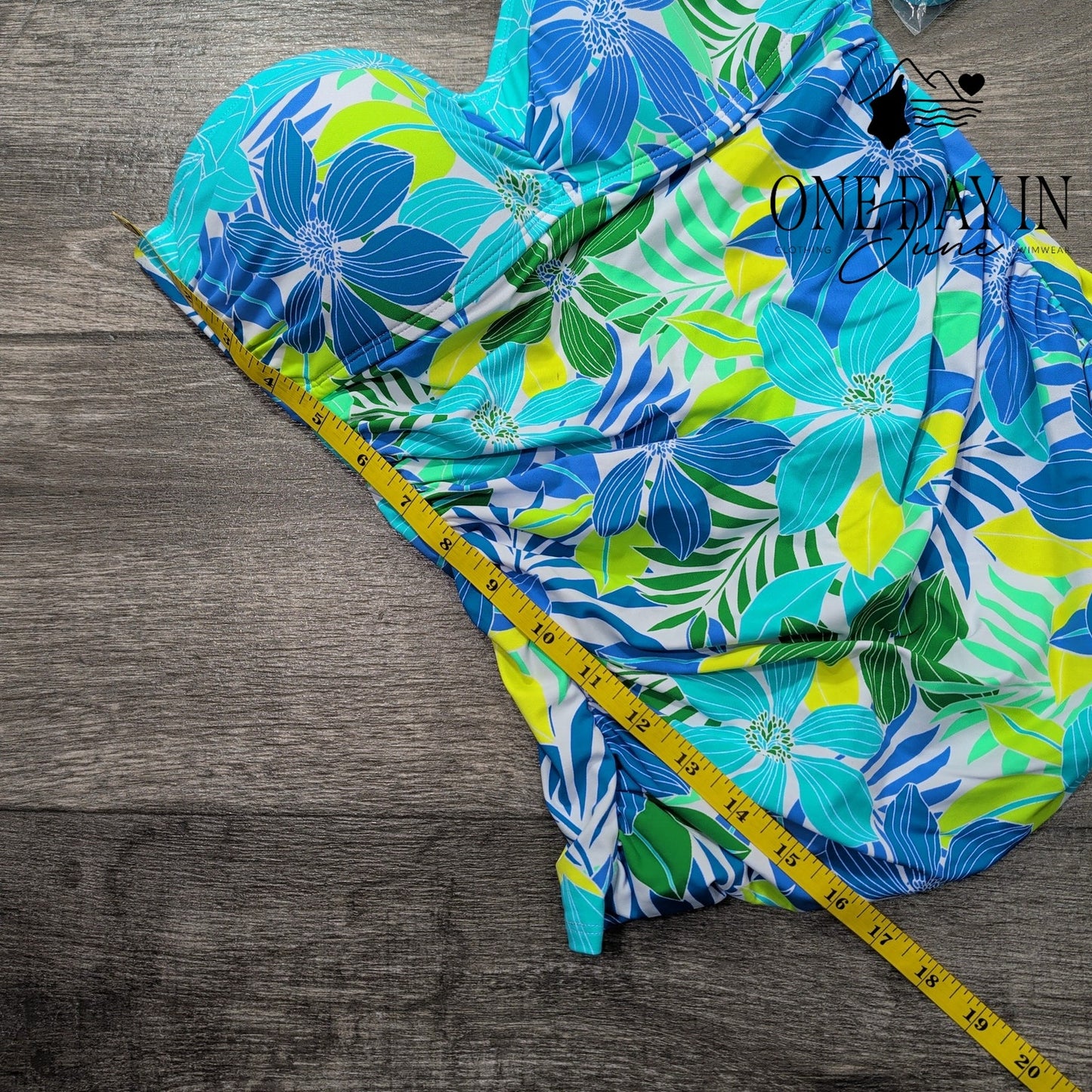 Bleu Rod Beattie Sweetheart Tankini Top Size 6