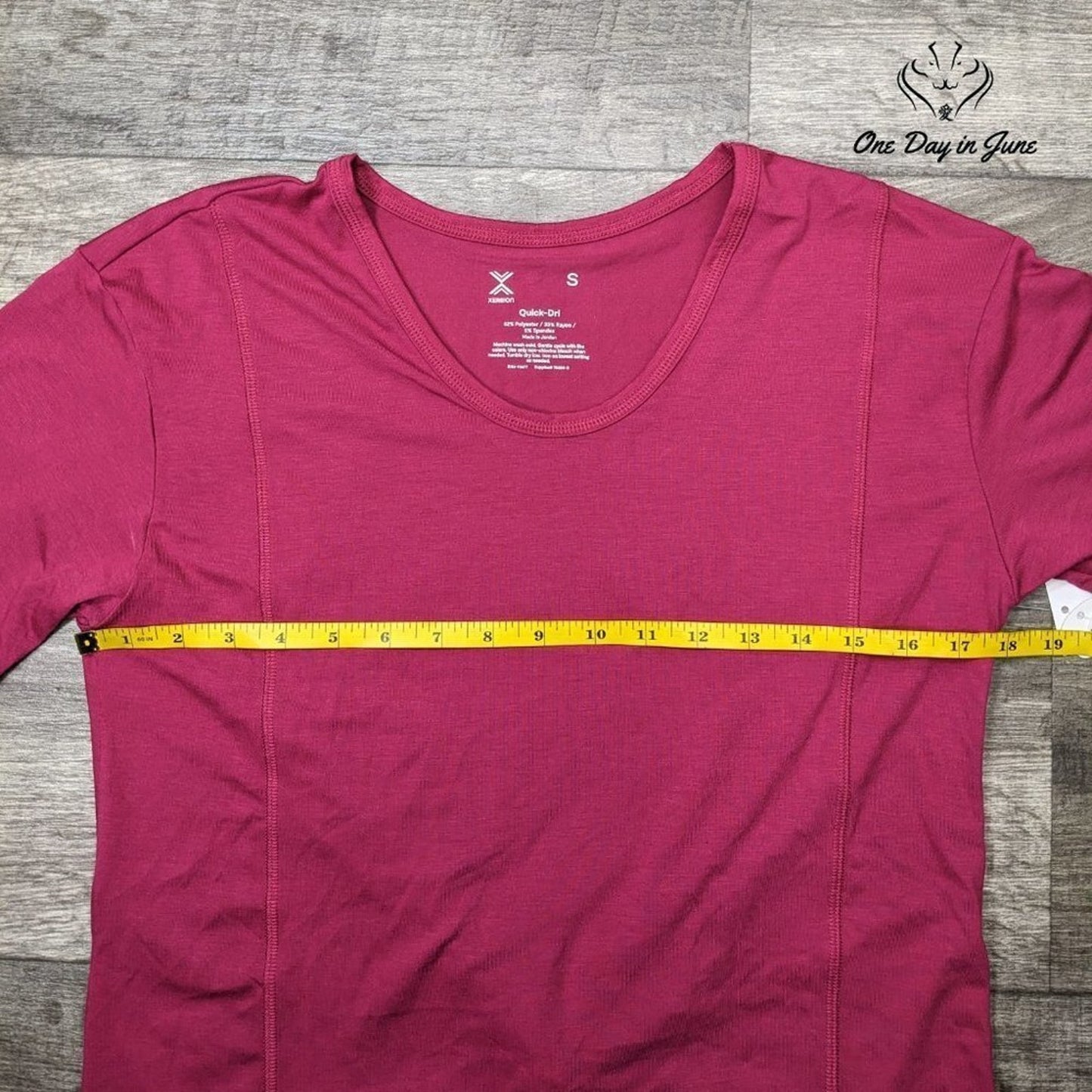 Xersion Quick-Dri Short Sleeve Top Size S