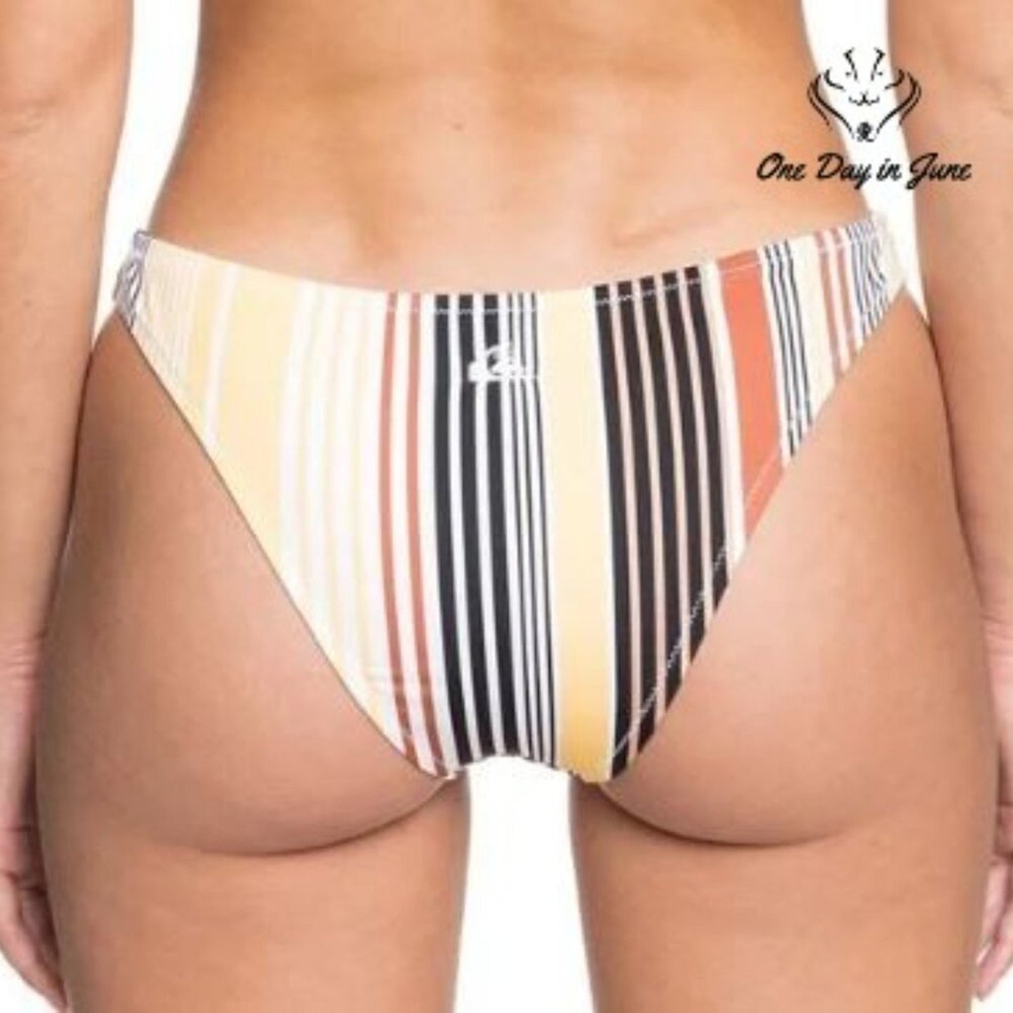 Quicksilver Classic Hi Cut Bikini Bottom Size M