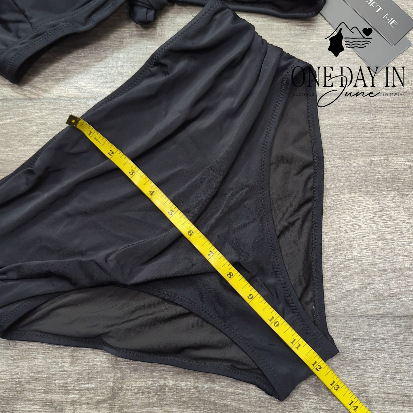 Tempt Me Molded Cup High Waist Bikini Swimsuit Size M